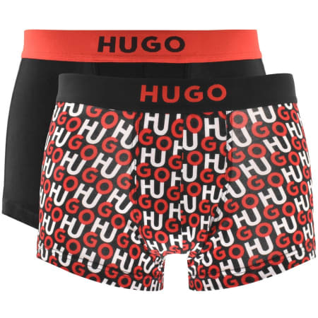 Product Image for HUGO Double Pack Trunks Black