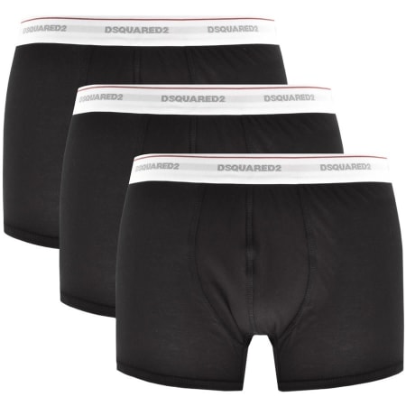 Product Image for DSQUARED2 Underwear 3 Pack Trunks Black