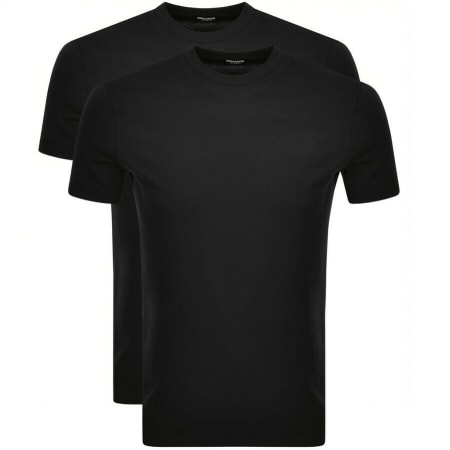 Product Image for DSQUARED2 2 Pack T Shirts Black