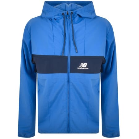 Product Image for New Balance Logo Wind Jacket Blue