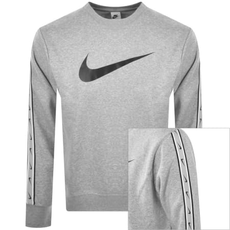 Product Image for Nike Crew Neck Repeat Sweatshirt Grey