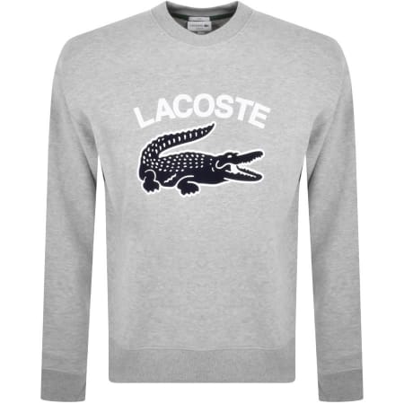 Product Image for Lacoste Crew Neck Sweatshirt Grey