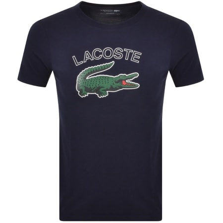 Product Image for Lacoste Sport Crew Neck Logo T Shirt Navy