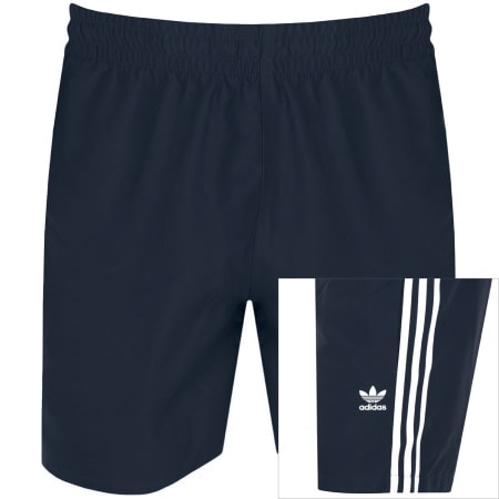 Product Image for adidas Originals 3 Stripes Swim Shorts Navy