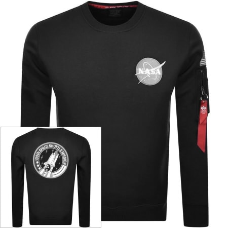 Product Image for Alpha Industries Space Shuttle Sweatshirt Black