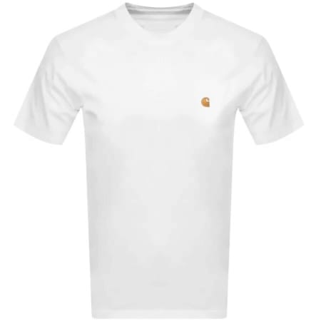 Product Image for Carhartt WIP Chase Short Sleeved T Shirt White