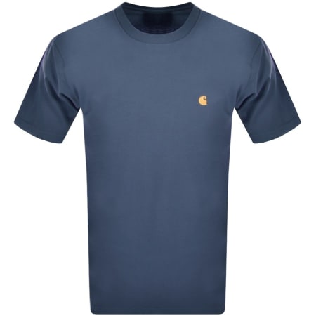 Product Image for Carhartt WIP Chase Short Sleeved T Shirt Blue