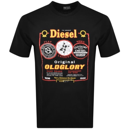 Product Image for Diesel T Just E36 Logo T Shirt Black