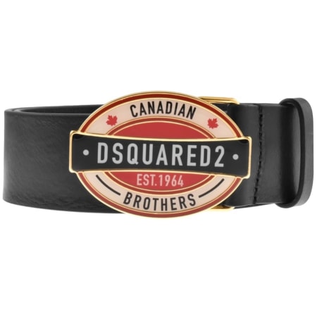 Product Image for DSQUARED2 Plaque Belt Black