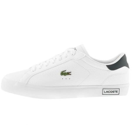 Product Image for Lacoste Powercourt Leather Trainers White