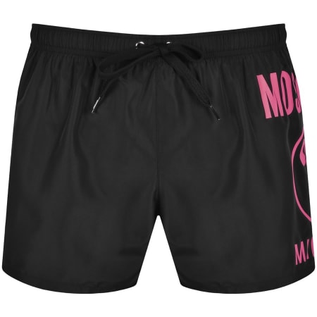 Product Image for Moschino Milano Logo Swim Shorts Black