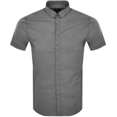 Product Image for Armani Exchange Short Sleeve Logo Shirt Navy
