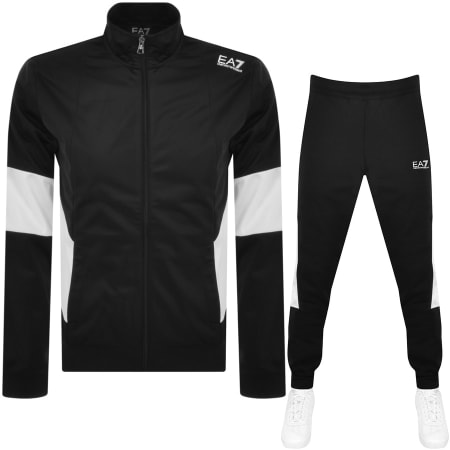 Product Image for EA7 Emporio Armani Full Zip Tracksuit Black