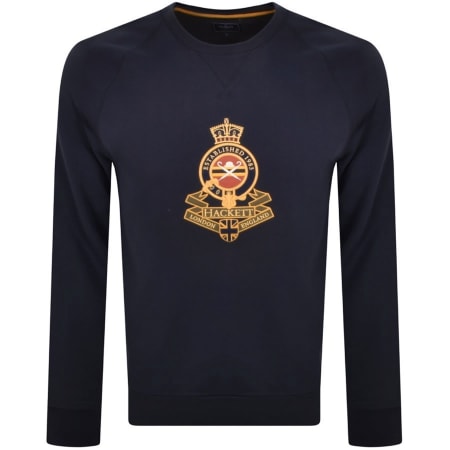 Product Image for Hackett Crew Neck Sweatshirt Navy