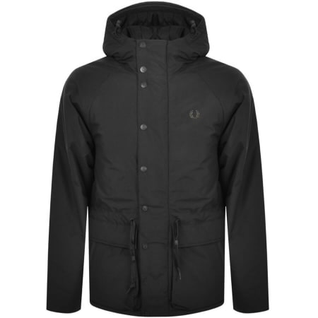 Product Image for Fred Perry Padded Parka Jacket Black