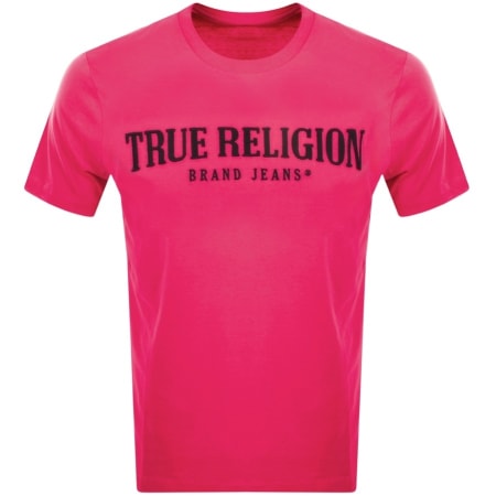 Product Image for True Religion Arch Logo T Shirt Pink