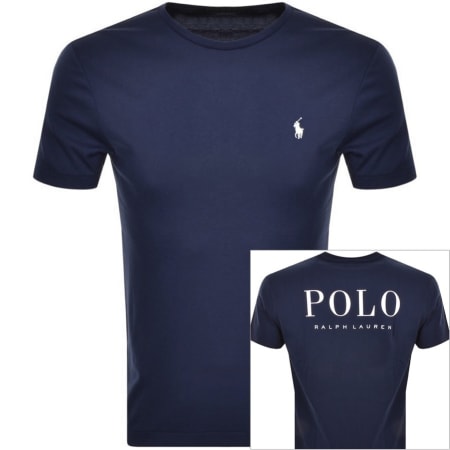 Product Image for Ralph Lauren Crew Neck Classic Fit T Shirt Navy