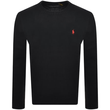 Product Image for Ralph Lauren Crew Neck Knit Jumper Black