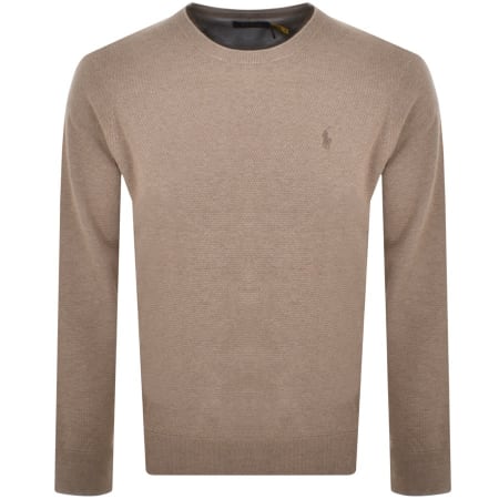 Product Image for Ralph Lauren Crew Neck Knit Jumper Beige