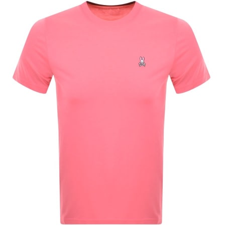 Product Image for Psycho Bunny Classic Crew Neck T Shirt Pink