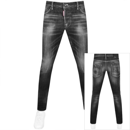 Product Image for DSQUARED2 Skater Mid Wash Jeans Black