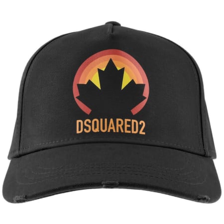 Product Image for DSQUARED2 Logo Patch Baseball Cap Black