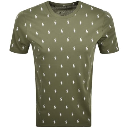 Product Image for Ralph Lauren Crew Neck Logo T Shirt Green