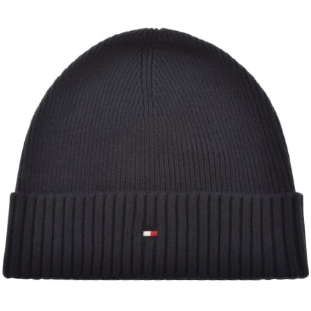 Product Image for Tommy Hilfiger Essential Flag Beanie Hat Navy