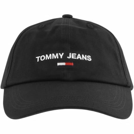 Product Image for Tommy Jeans Logo Baseball Cap Black