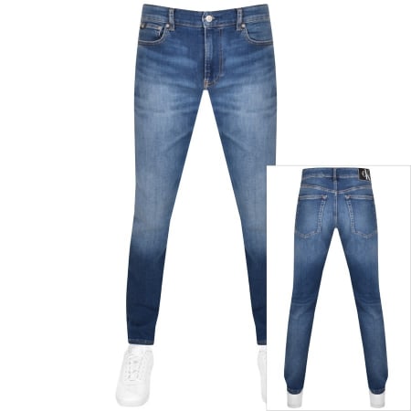 Product Image for Calvin Klein Jeans Slim Mid Wash Jeans Blue