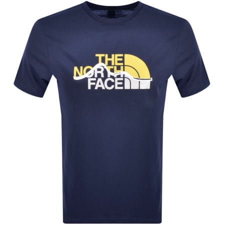 Product Image for The North Face Mountain Line T Shirt Navy