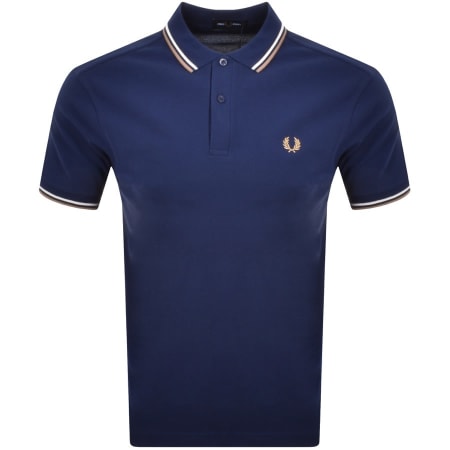 Product Image for Fred Perry Twin Tipped Polo T Shirt Navy