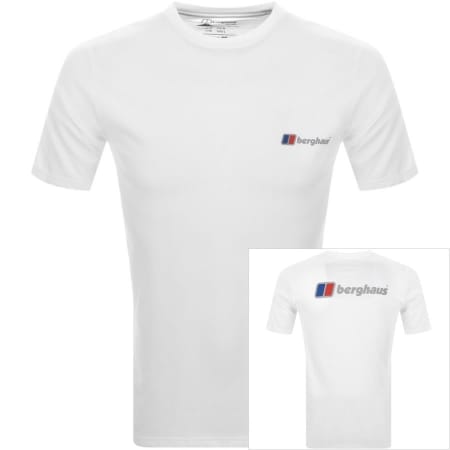 Product Image for Berghaus Organic Logo T Shirt White