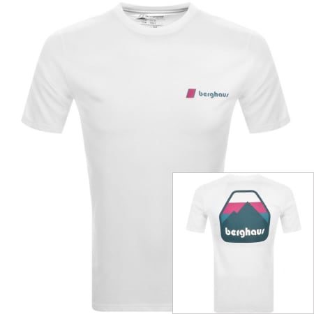 Product Image for Berghaus Lhotse Graded Peak T Shirt White