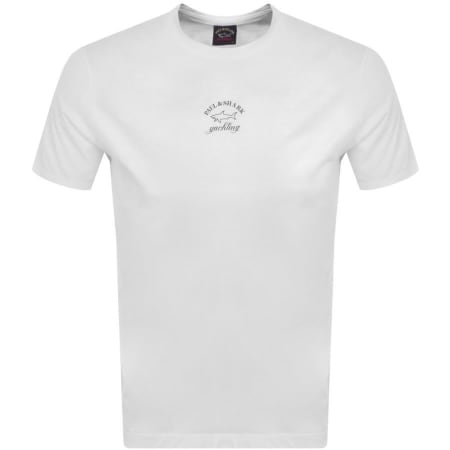 Product Image for Paul And Shark Logo T Shirt White