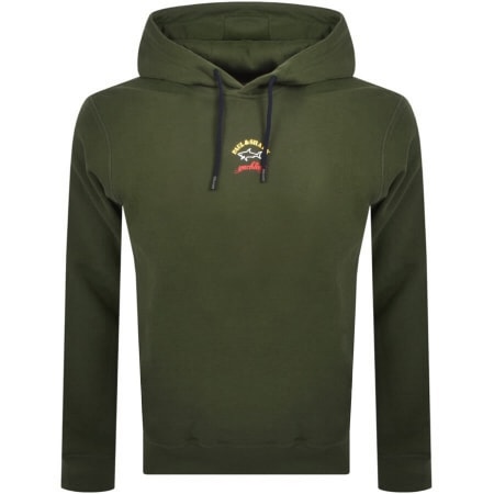 Product Image for Paul And Shark Logo Hoodie Khaki