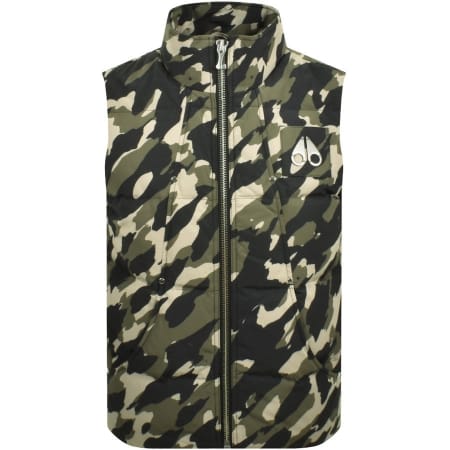 Product Image for Moose Knuckles Montreal Camo Gilet Green