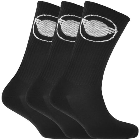 Product Image for Emporio Armani 3 Pack Socks Black