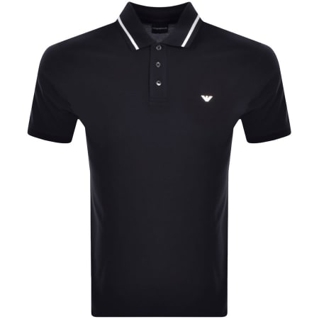 Product Image for Emporio Armani Short Sleeved Polo T Shirt Navy