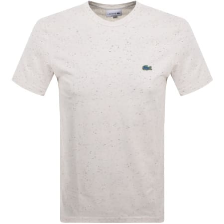 Product Image for Lacoste Crew Neck T Shirt Cream