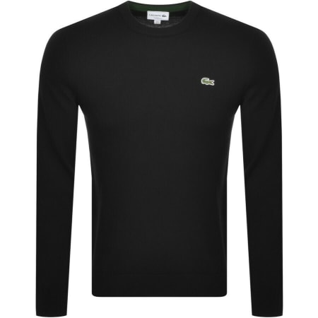 Product Image for Lacoste Crew Neck Knit Jumper Black