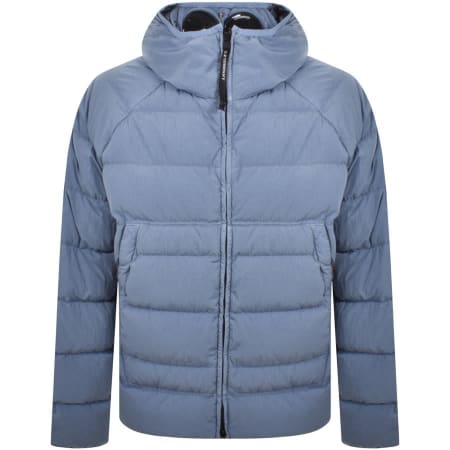 Product Image for CP Company Eco Hooded Goggle Jacket Blue