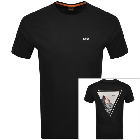 Product Image for BOSS Teetrury Logo T Shirt Black