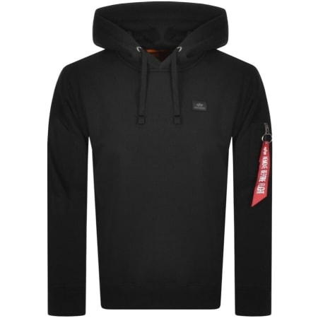 Product Image for Alpha Industries X Fit Hoodie Black