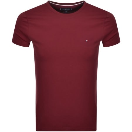 Product Image for Tommy Hilfiger Extra Slim Fit T Shirt Burgundy