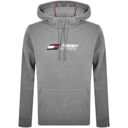Product Image for Tommy Hilfiger Logo Hoodie Grey