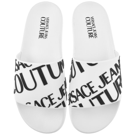 Product Image for Versace Jeans Couture Logo Sliders White