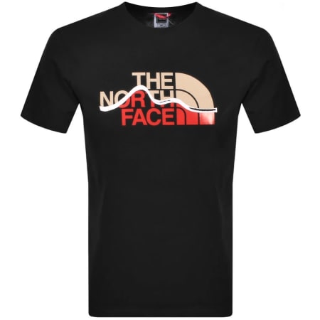 Product Image for The North Face Mountain Line T Shirt Black