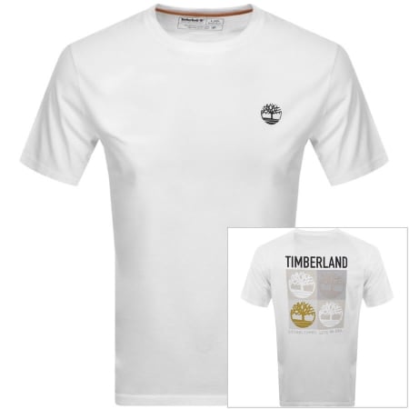 Product Image for Timberland Graphic Logo T Shirt White