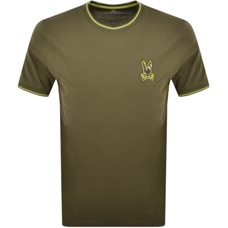 Product Image for Psycho Bunny Logo Crew Neck T Shirt Green